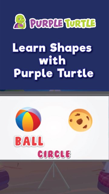 Learn Shapes With Purple Turtle