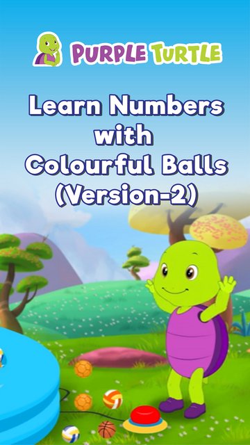 Purple Learn Numbers with Colourfull Balls - V2