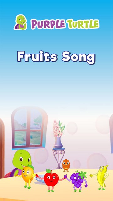 Fruits Song with Purple Turtle Version 1