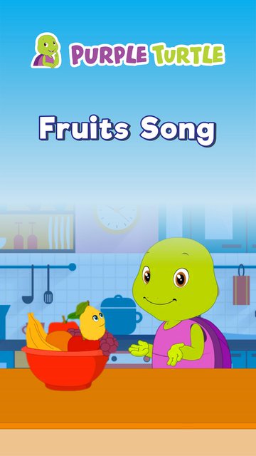 Fruits Song with Purple Turtle Version 2