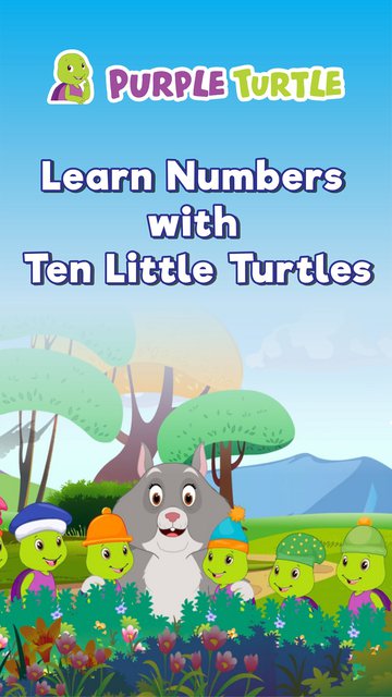 Learn Numbers with Ten Little Turtles