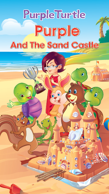 Purple and the Sand Castle